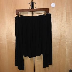 Forever 21 Black Off-the-Shoulder Long sleeve top